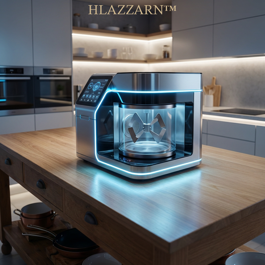 HLAZZARN™ | The "Chroma-Prep" AI Precision Mixing Matrix & Dough Forge